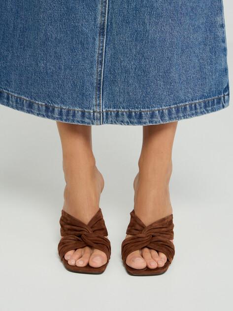 TENDANCE Mules (natural suede)