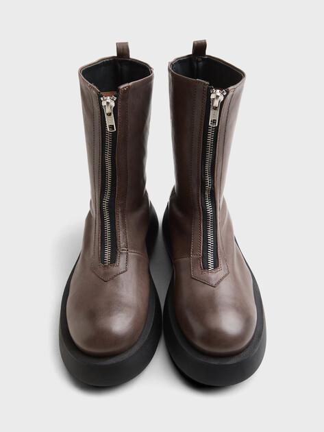 ERNESTO DOLANI SILICONE DONNA Boots (genuine leather)