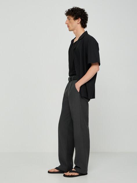 MAISON DAVID Wide-leg trousers (lyocell/cotton)