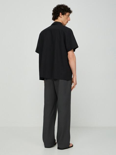 MAISON DAVID Wide-leg trousers (lyocell/cotton)