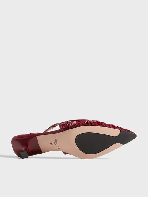 TENDANCE Slingbacks (textile/genuine leather)