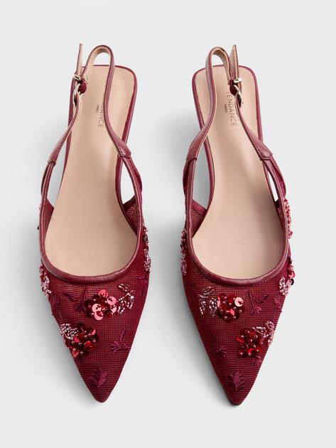 TENDANCE Slingbacks (textile/genuine leather)