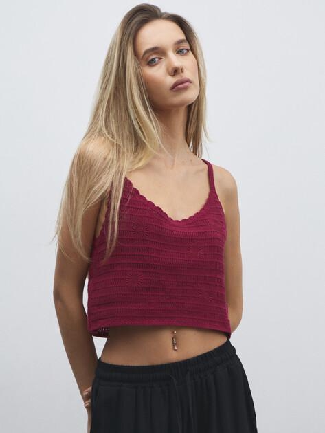 MAISON DAVID Top (cotton/acrylic)