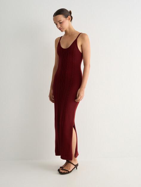 MAISON DAVID Dress (polyester/natural wool)