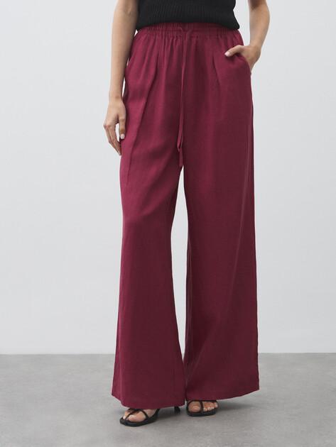 MAISON DAVID Palazzo pants (linen)