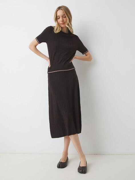 MAISON DAVID With a skirt (natural wool)