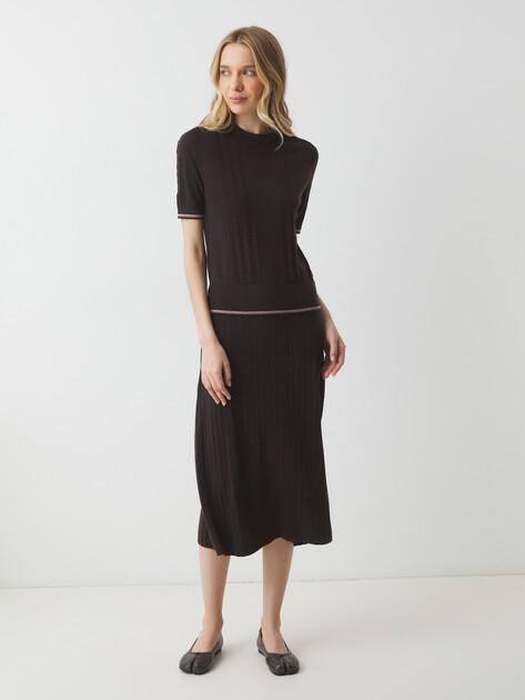 MAISON DAVID With a skirt (natural wool)