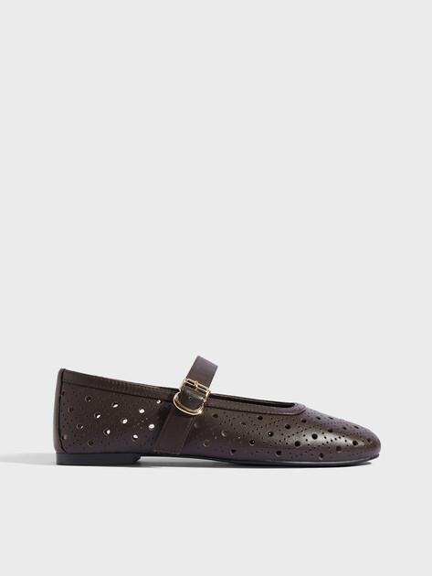 TENDANCE Mary Jane ballet flats (genuine leather)