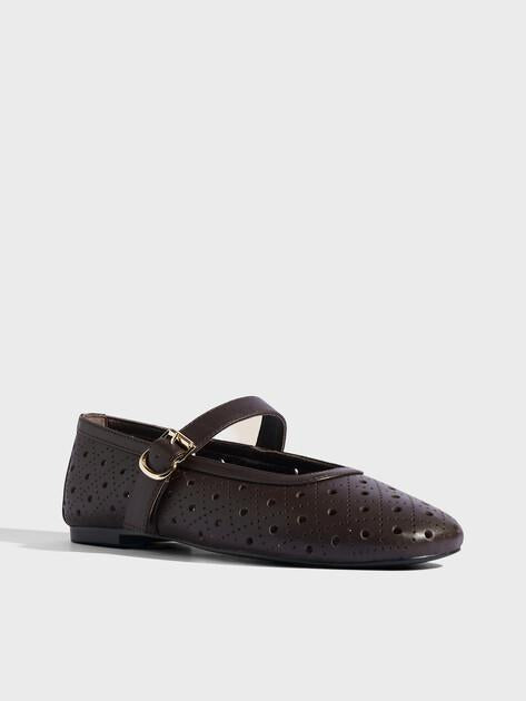 TENDANCE Mary Jane ballet flats (genuine leather)
