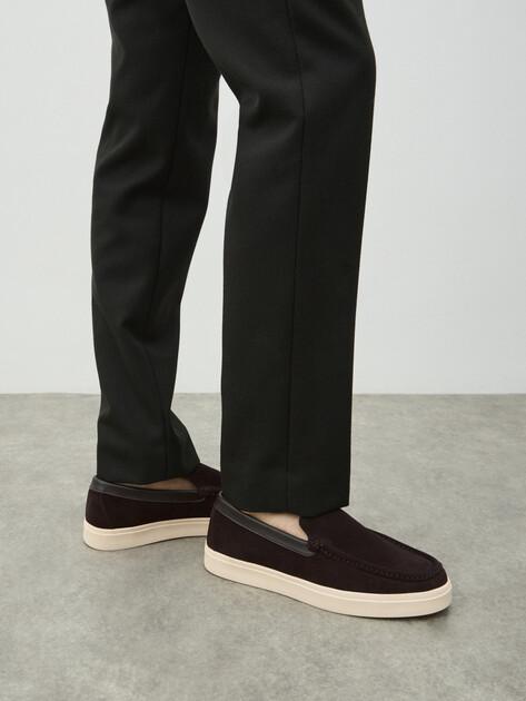 TENDANCE Loafers (genuine suede/genuine leather)