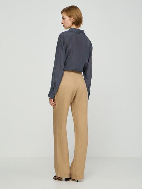 MAISON DAVID Wide-leg trousers (linen)