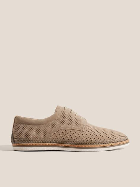 TENDANCE Derby (natural suede/textile)