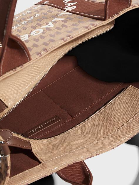 KARL LAGERFELD Tote k/rsg square mono md tote (textile)