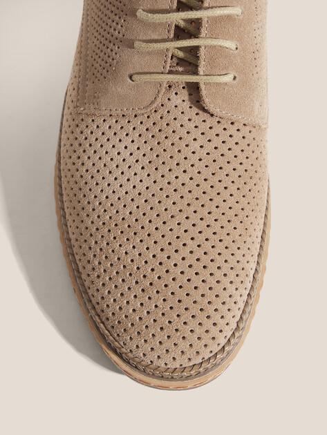 TENDANCE Derby (natural suede/textile)