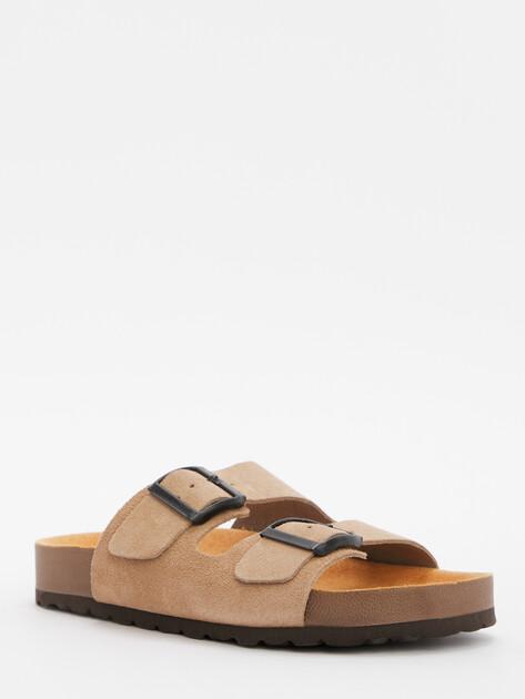 BIO GREEN Flip-flops (natural suede)