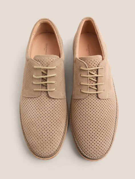 TENDANCE Derby (natural suede/textile)