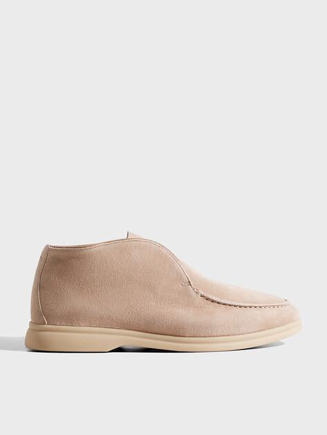 TENDANCE High loafers (natural suede)