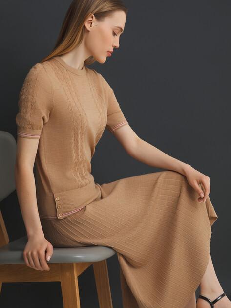 MAISON DAVID With a skirt (natural wool)