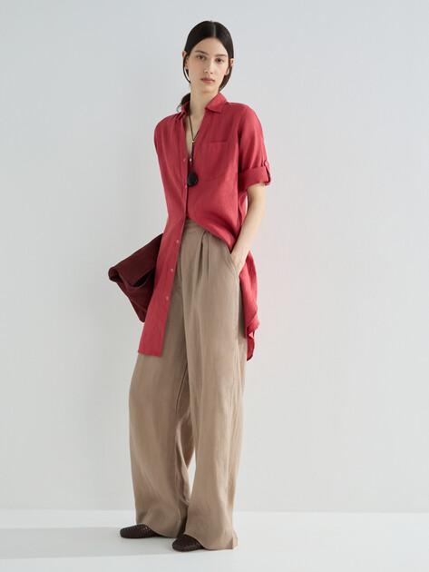 MAISON DAVID Palazzo pants (linen)