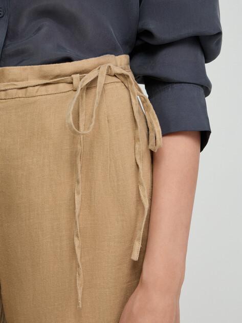 MAISON DAVID Wide-leg trousers (linen)