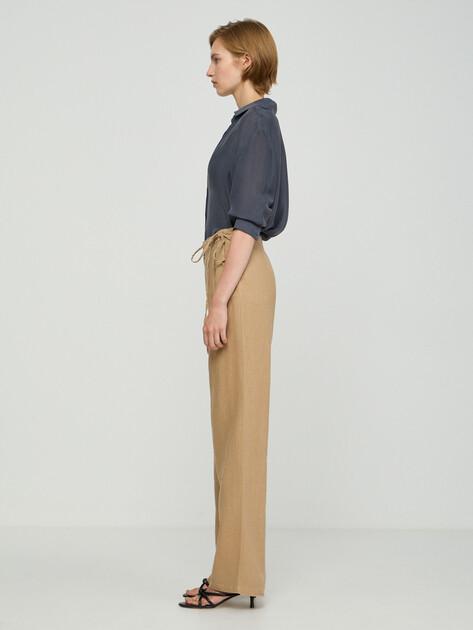 MAISON DAVID Wide-leg trousers (linen)
