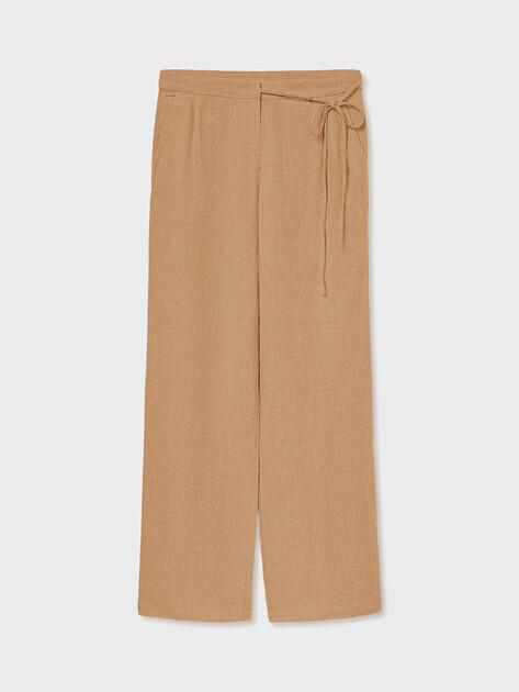 MAISON DAVID Wide-leg trousers (linen)