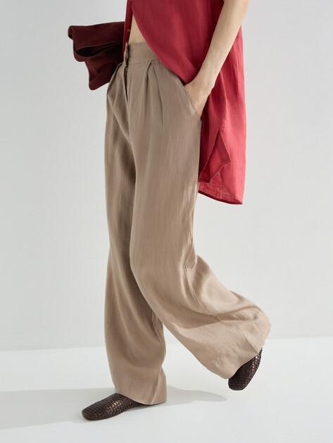 MAISON DAVID Palazzo pants (linen)