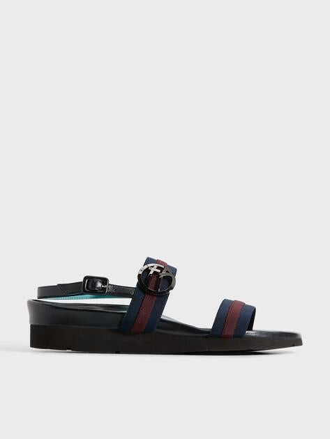 THIERRY RABOTIN Sandals (textile/genuine leather)