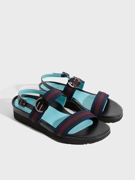 THIERRY RABOTIN Sandals (textile/genuine leather)