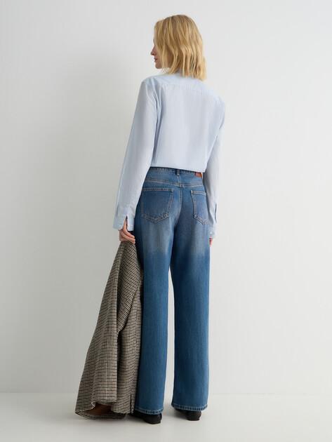 MAISON DAVID Wide-leg jeans (cotton/lyocell)