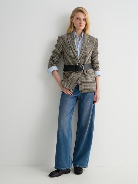 MAISON DAVID Wide-leg jeans (cotton/lyocell)