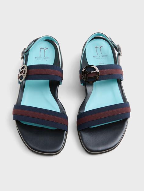 THIERRY RABOTIN Sandals (textile/genuine leather)
