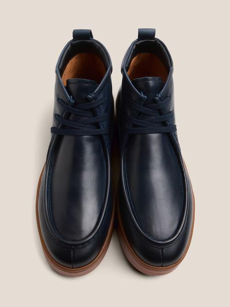 MAISON DAVID Boots (genuine leather/natural rubber sole)