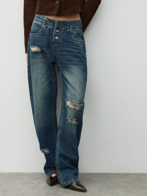 MAISON DAVID Straight-leg jeans (cotton)