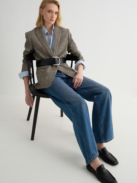 MAISON DAVID Wide-leg jeans (cotton/lyocell)