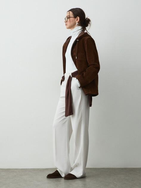 MAISON DAVID Jacket (genuine suede)