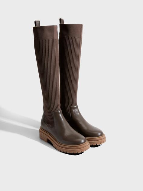 TENDANCE Boots (genuine leather/textile)