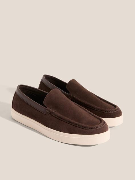 TENDANCE Loafers (genuine suede/genuine leather)
