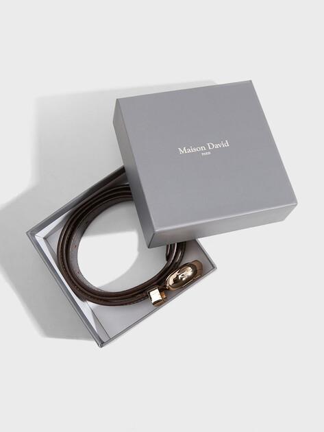 MAISON DAVID Belt (genuine leather)