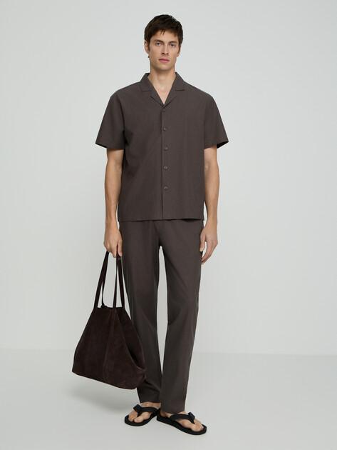MAISON DAVID Trousers (lyocell/cotton)