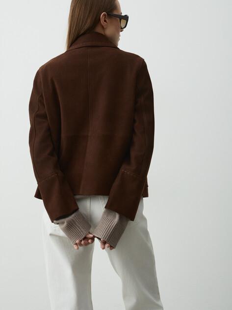 MAISON DAVID Jacket (genuine suede)