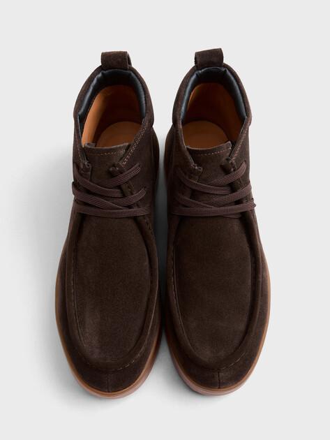 MAISON DAVID Boots (natural suede/natural rubber sole)