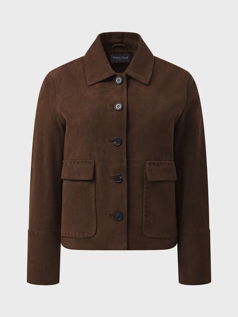 MAISON DAVID Jacket (genuine suede)