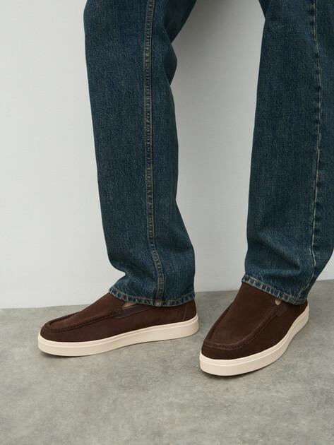 TENDANCE Loafers (genuine suede/genuine leather)