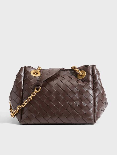 MAISON DAVID Bag (genuine leather/hand-woven)