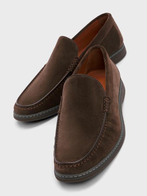 TENDANCE Loafers (genuine suede/genuine leather)