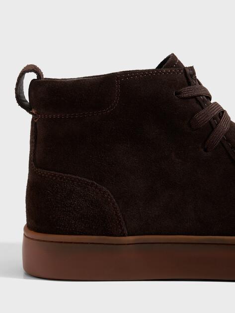 MAISON DAVID Boots (natural suede/natural rubber sole)