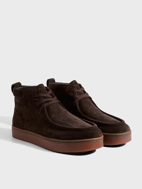 MAISON DAVID Boots (natural suede/natural rubber sole)