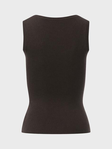 MAISON DAVID Knitted top (Tencel/natural wool/silk)