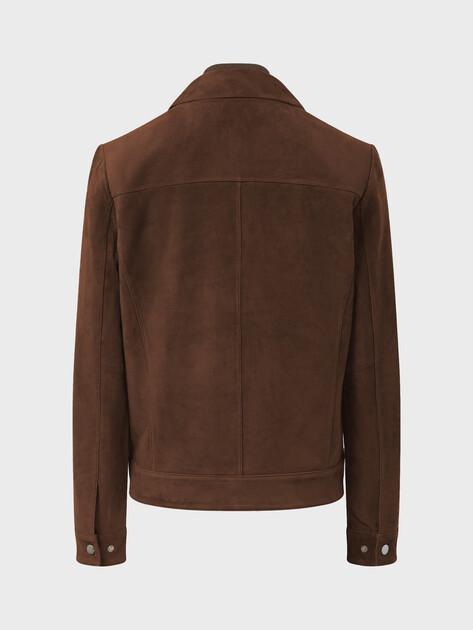 MAISON DAVID Jacket (genuine suede)